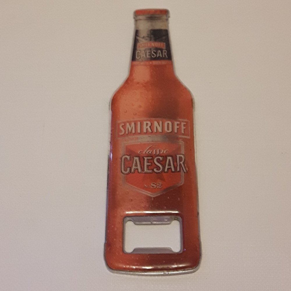 Retro Smirnoff Classic Caesar Bottle Opener Metal